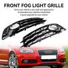 Honeycomb Front Bumper Fog Light Grill Cover 8P0807682 8P0807681 Fit for A3 8P S-Line 2009-2012
