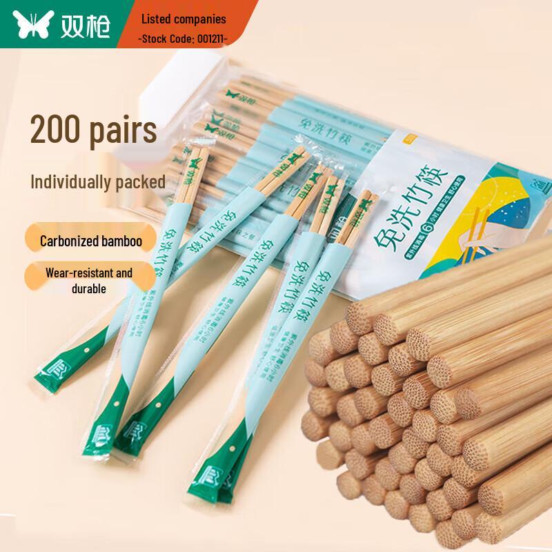Suncha Individually Wrapped Bamboo Chopsticks