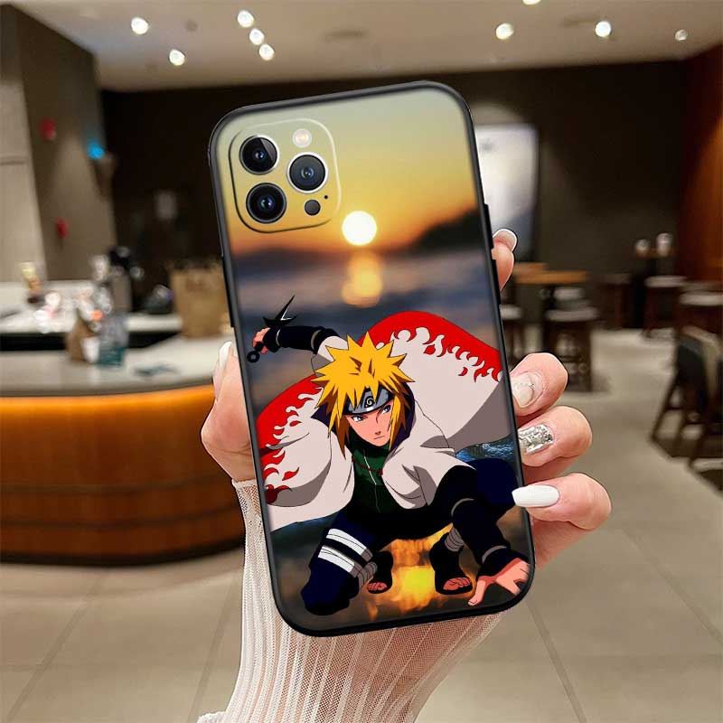 UP39 Naruto Minato Namikaze New High-End Shell Phone Case for iPhone 16 15 14 13 12 Pro Max Plus Mini
