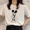 Retro Cartoon Womens Tshirt Mickey Mouse Harajuku Cotton Tshirt Fashion Womens Shirt Summer Top Short Sleeve Shirt