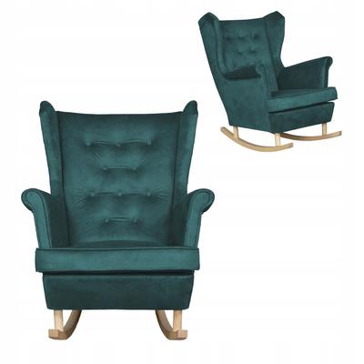 Diana Rocking Chair, Scandinavian,, Cerulean Blue