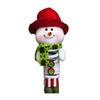 Christmas Decor Santa Snowman Reindeer Fabric Swinging Ornament For Holiday Tree