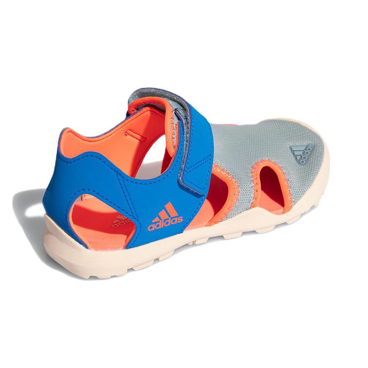 adidas Captain Toey K Comfortable And Breathable Children's Sandals Gray Blue Kids' GY5088