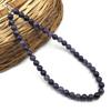 8mm Natural Lepidolite Gemstone Round Beads Jewelry Handmade Designer Adjustable Necklace 17-20" For Thanksgiving Gift 8BN-41