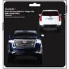 1:24 Cadillac Escalade SUV Alloy Car Die-cast Metal Model Business Car Sound and Light Desktop Collection Decoration Gift Boy Display Ornaments