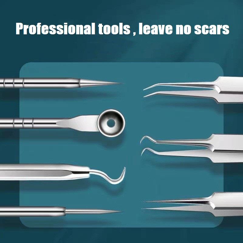 Pro Ultra-fine No. 5 Acne Blackhead Removal Tweezers Acne Pimples Needles Deep Cleaner Clip Beauty Salon Face Skin Care Tool