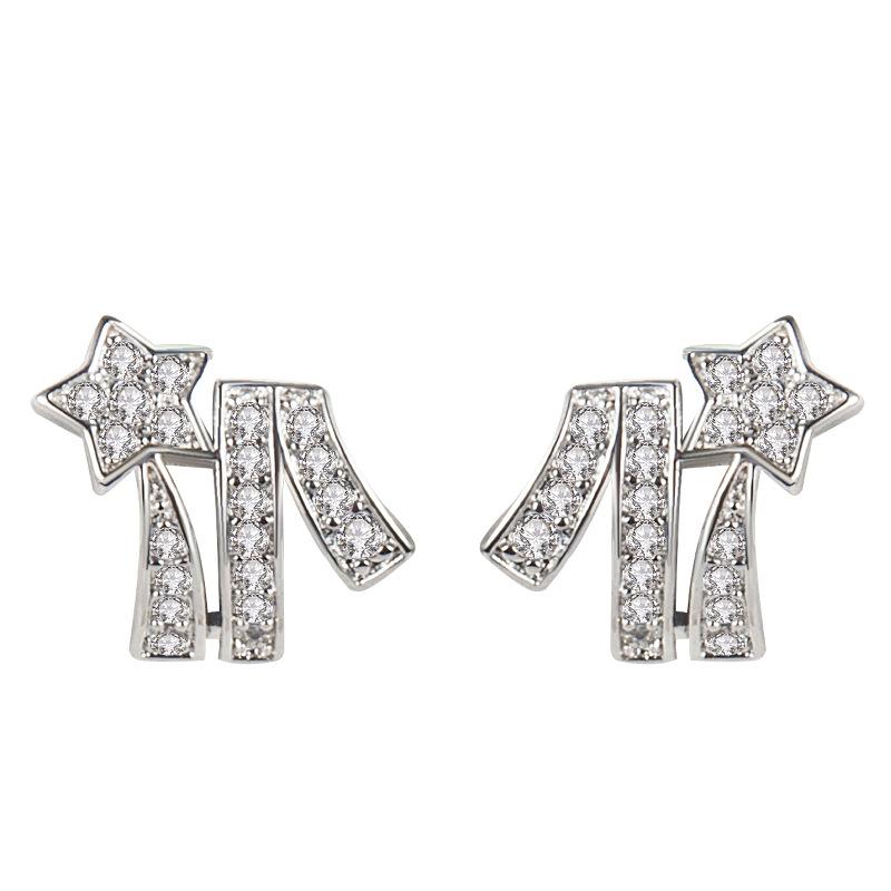 925 Silver Stud Earrings Beautiful Earrings High Quality For Women Earring Wedding Fine Jewelry Accessories Party Gift