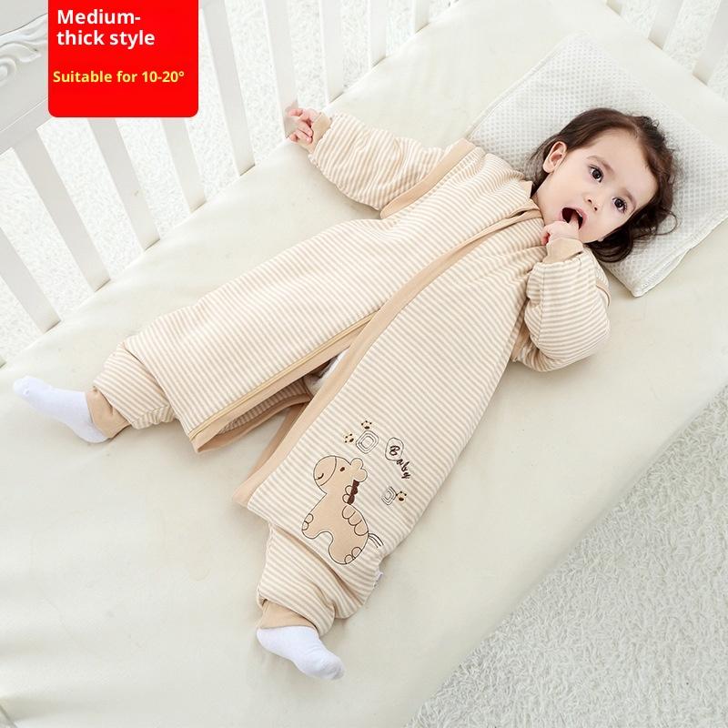 Baby Split Leg Sleeping Bag; Baby Anti-Kick Quilt; Air Conditioning Quilt; Infant Sleeping Bag; Baby Autumn And Winter Sleeping Bag.
