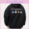 American Hoodie With Petal Print Cotton Fabric For Casual Youth Fashion