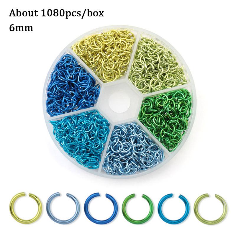 Jewelry Findings Set open jump rings Loose spacer beads Earring hooks Rubber Earring Backs for Jewelry Making DIY handicraft