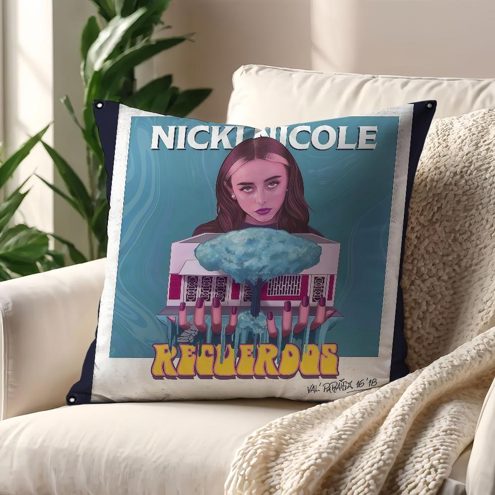 Рэпер N-Ники N-Николь накидка-подушка Для печати на подушке Декор дивана Дом Автомобиль Комната Кофейня Офис NordicSimplicity 30cmx30cm