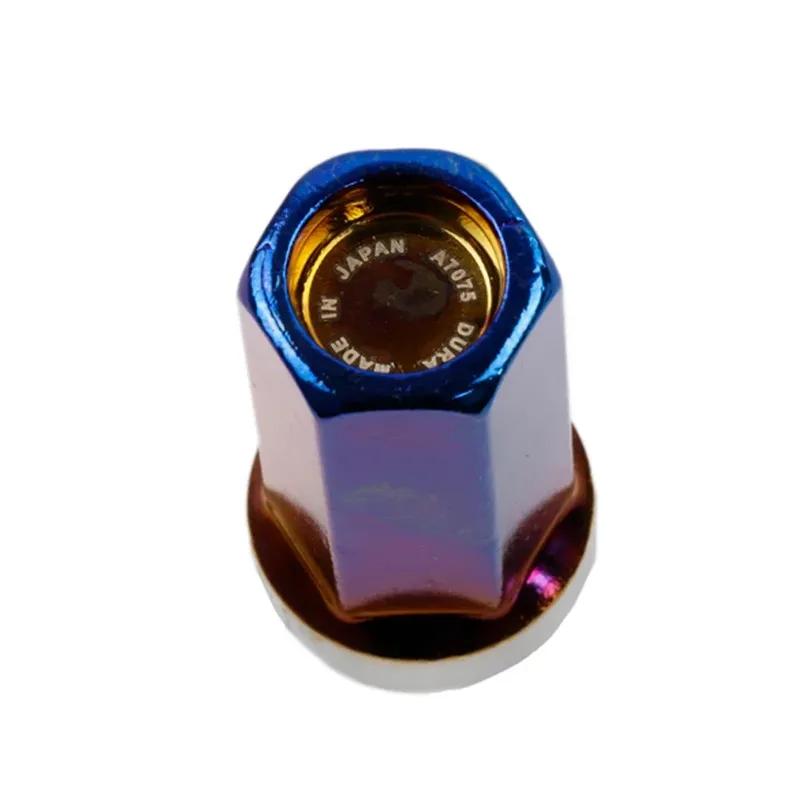 Rays Brunt Blue Lega di Alluminio A7075 Cerchi Ruota Dadi di Bloccaggio per Ruote 20pz/set