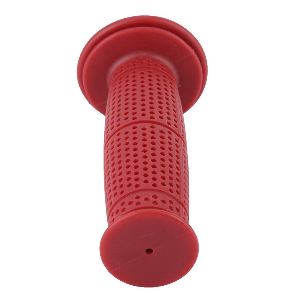 2 Stück 22mm TPU Motorrad Fahrrad Lenker Handgriffe Zubehör(rot)