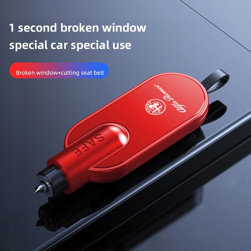 Car Window Breaker Multifunctional Fast Broken Windows Tools For Alfa Romeo Giulietta Mito 159 Giulia Stelvio 156 147 Tonale YY1