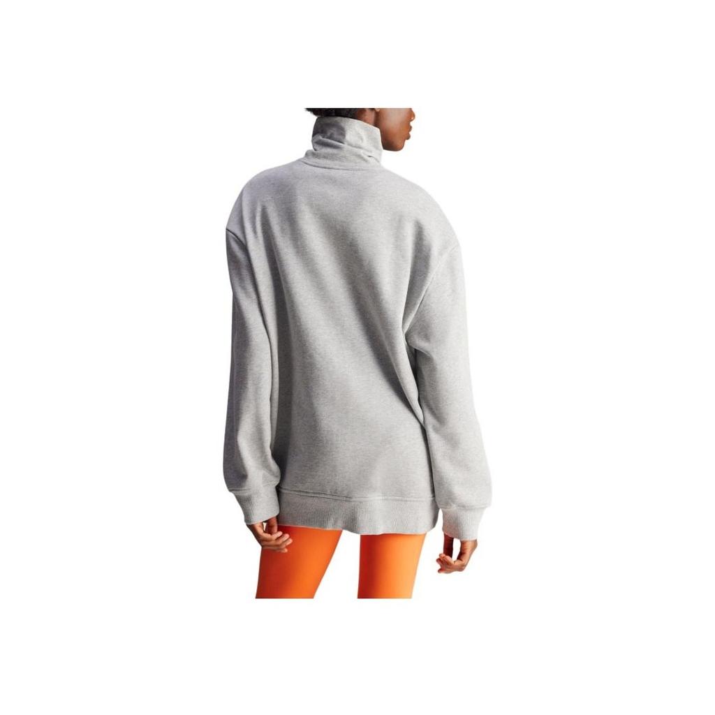 Adidas Stella McCartney Sweatshirt mit hohem Kragen Damen Oberteile Mittelheidegrau IW6336