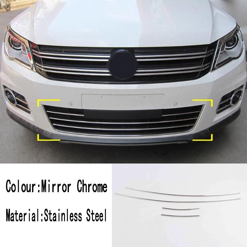 For Volkswagen VW Tiguan MK1 2010-2014-2016 Rear Fog Light Frame Rear Trunk Mirror Handle Bowl Fuel Cap Door Body Cover Trim
