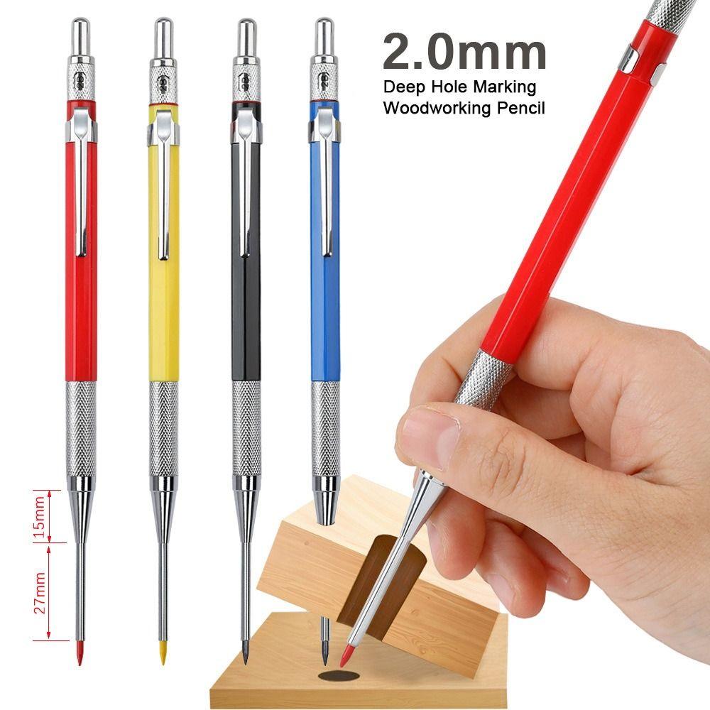 2.0mm Carpentry Pencil Metal Wood Marking Pencil Simple Carpenter Pencil Carpentry Tools
