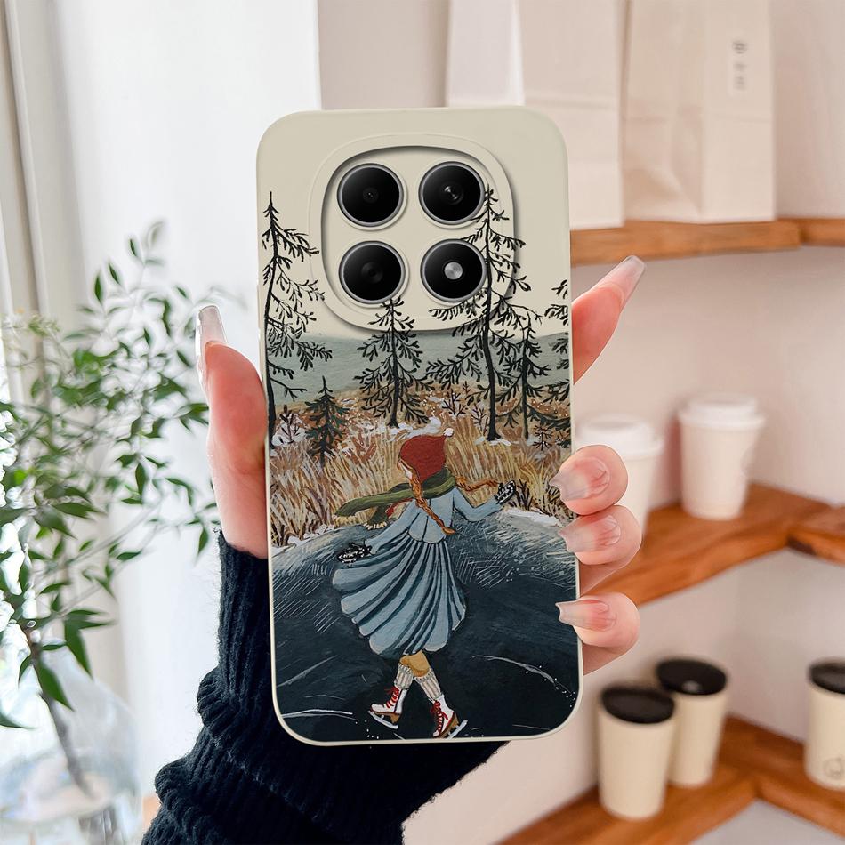 For Xiaomi Redmi Note 15 Pro Plus Phone Case Cool Astronaut Funda For Redmi Note15 Pro 4G 5G Soft Liquid Silicone Back Cover