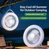 Energy Saving Camping Fan Light Super Quiet Hanging Fan  Lamp Ceiling Fan Light  Outdoor Tent
