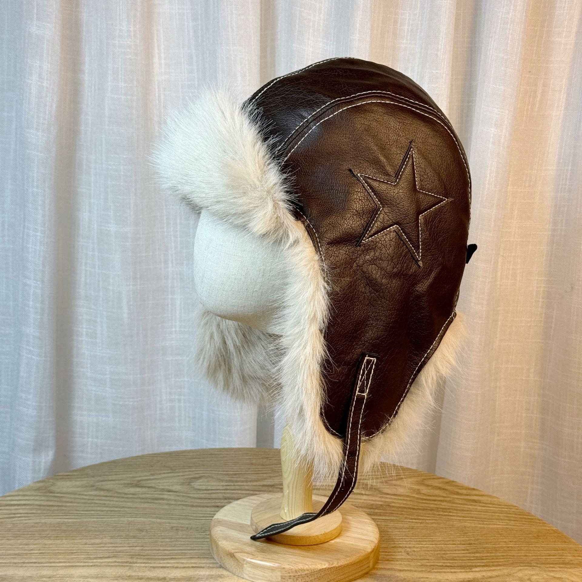 

Мужская и женская зимняя утолщенная бархатная водонепроницаемая и теплая шапка с защитой ушей, для активного отдыха на северо-востоке, для велоспорта, защита от холода, шапка-ушанка adjustable