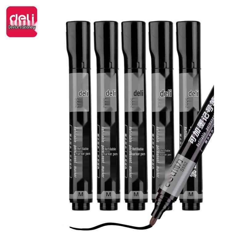 Deli Oil-Based Refillable Marker Pen