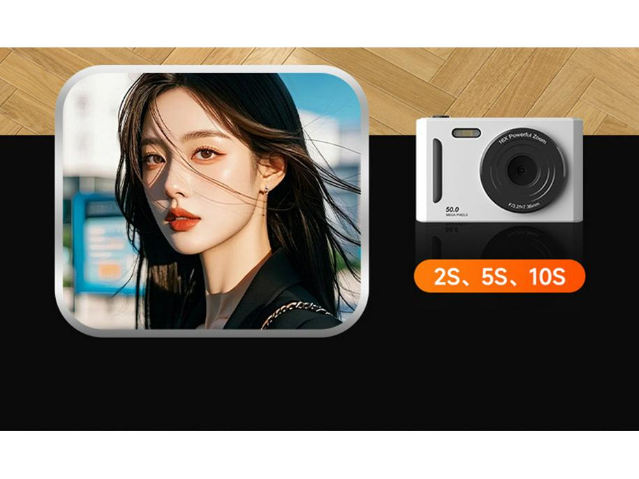 Retro 5K HD Portable Camera for Kids and Students