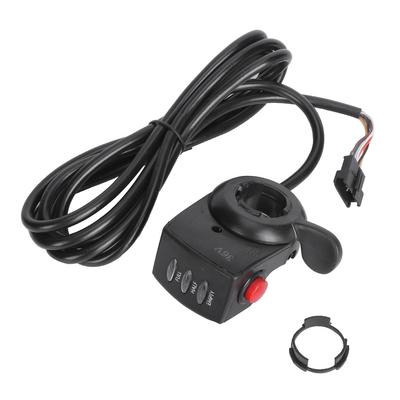 36V Plumbic Acid Electric Quantity Display Speed Regulation Thumb Throttle Grip with Headlight