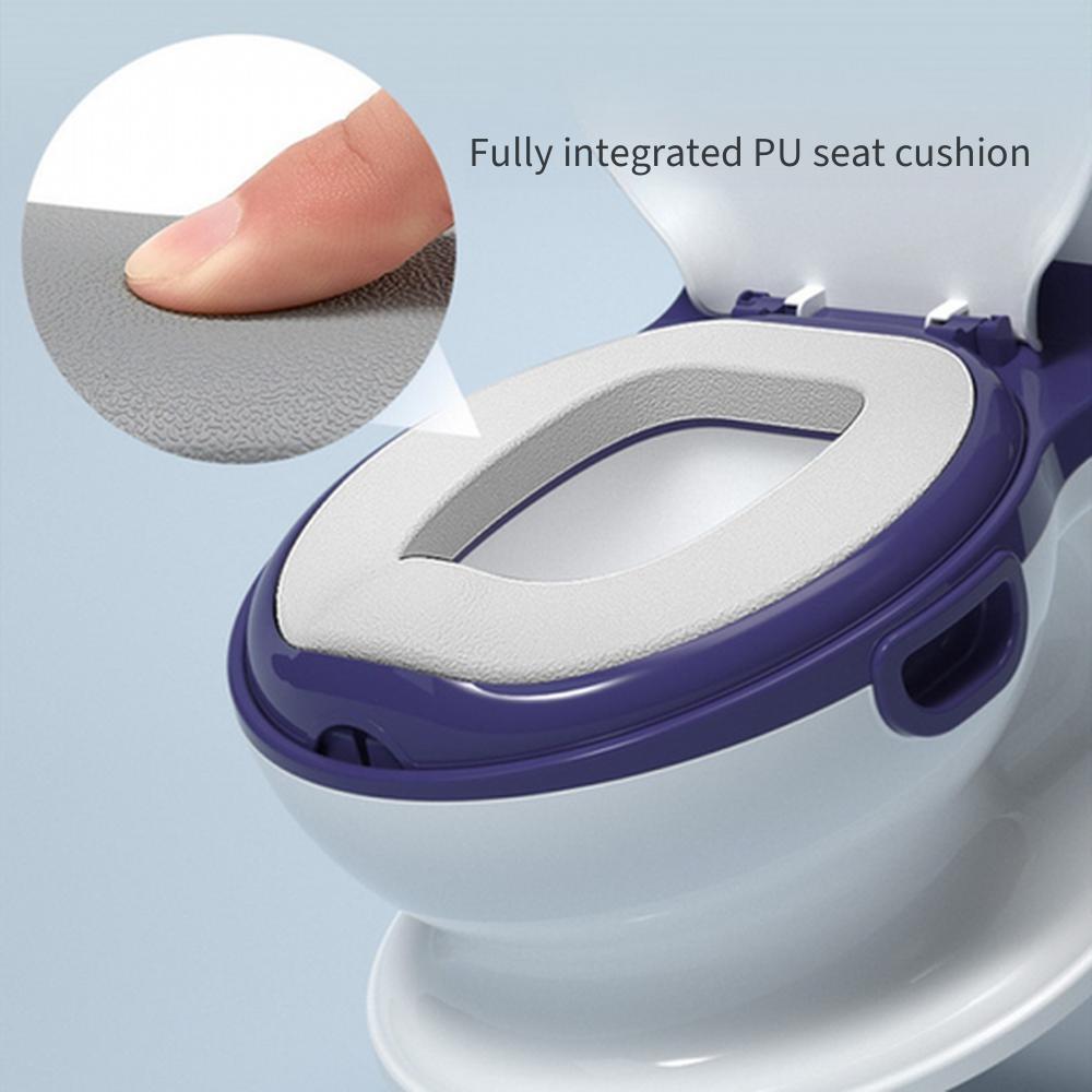 Kids Simulation Potty Toilet, Enlarged Baby Training Toilet for 0-3 Years Old, Boys Girls Potty Basin for Toilet Training