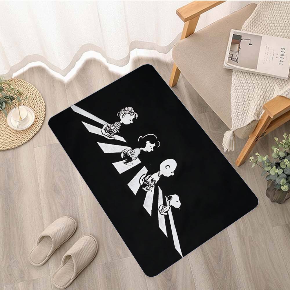 Cute S-Snoopy Floor Mat Bedroom Bedside Carpet Non Slip Soft Floor Mat Sofa Coffee Table Rugs For Home Decor Doormat