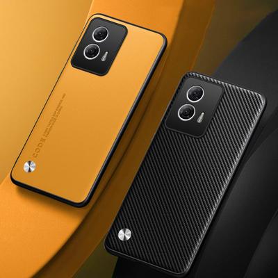 Luxury PU Leather Case For Motorola Moto Edge 50 Fusion 5G Back Cover Matte Silicone Shockproof Full Protection Phone Case Coque