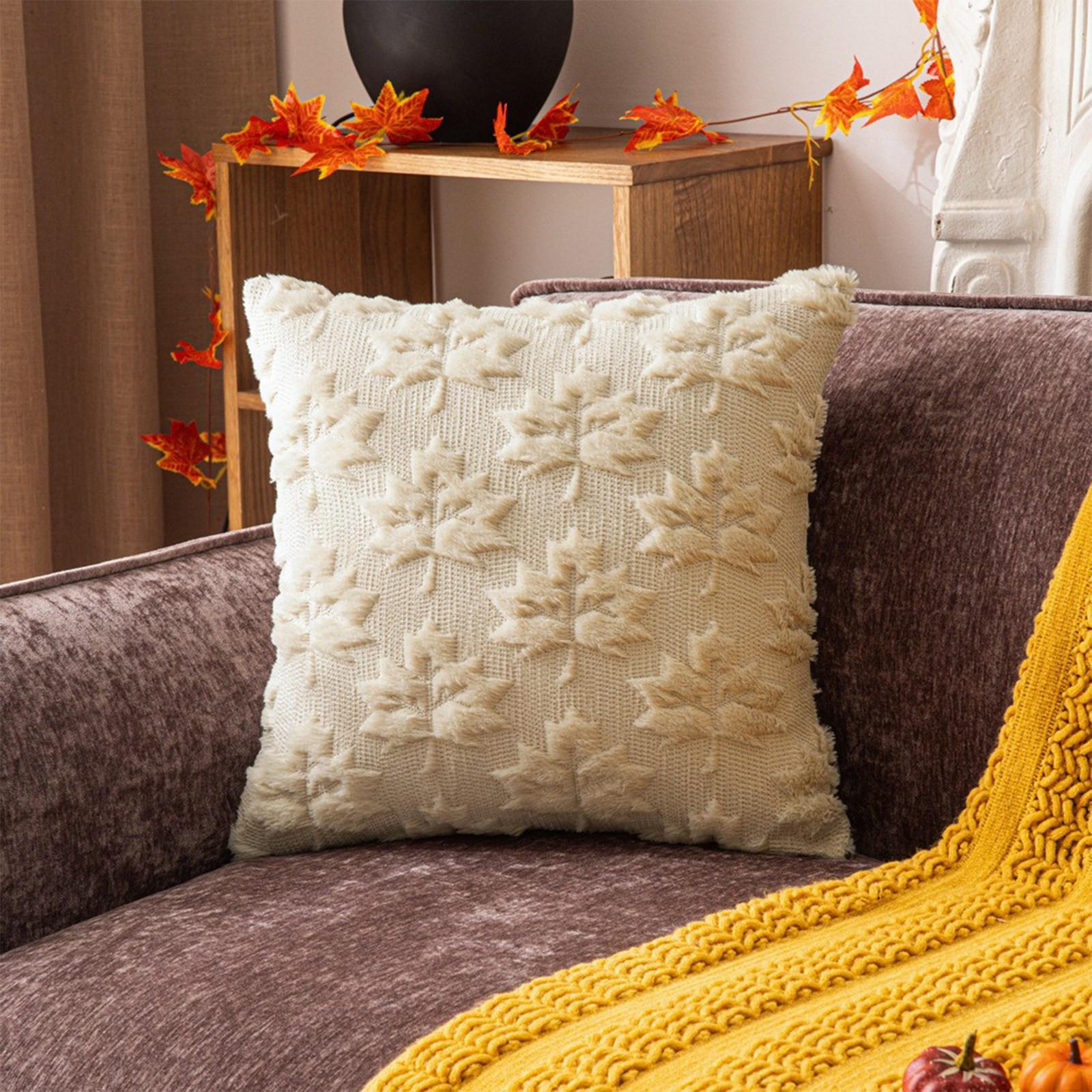 

Наволочка с вышивкой тыквы, трехмерная наволочка, наволочка для диванной подушки, украшение для фестиваля Хэллоуин. One Size