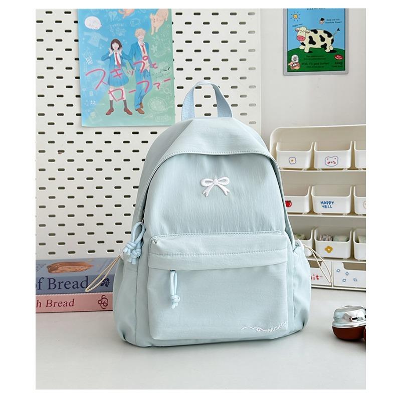 New High-value Japanese Ins Fresh and Sweet Candy-colored Backpack, Lightweight and Large-capacity Backpack for Junior High School Students