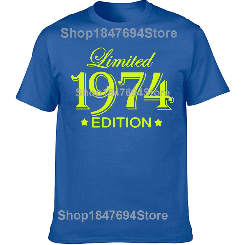 Funny 51 Year Old Gifts Vintage 1974 Limited Edition Birthday T Shirts Graphic Cotton Streetwear Short Sleeve T-shirt