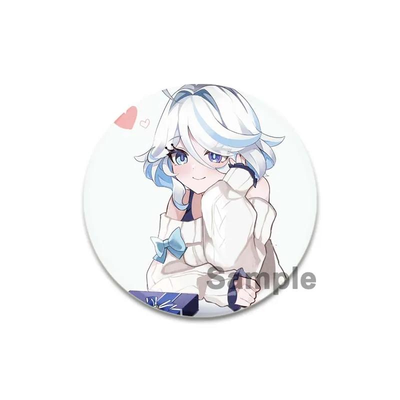 

Значок аниме Genshin Impact размером 32/44/58 мм, симпатичная девушка, брошь Furina для лацкана, ручная работа, для рюкзака, одежды, аксессуаров, ювелирных изделий, подарков 32mm