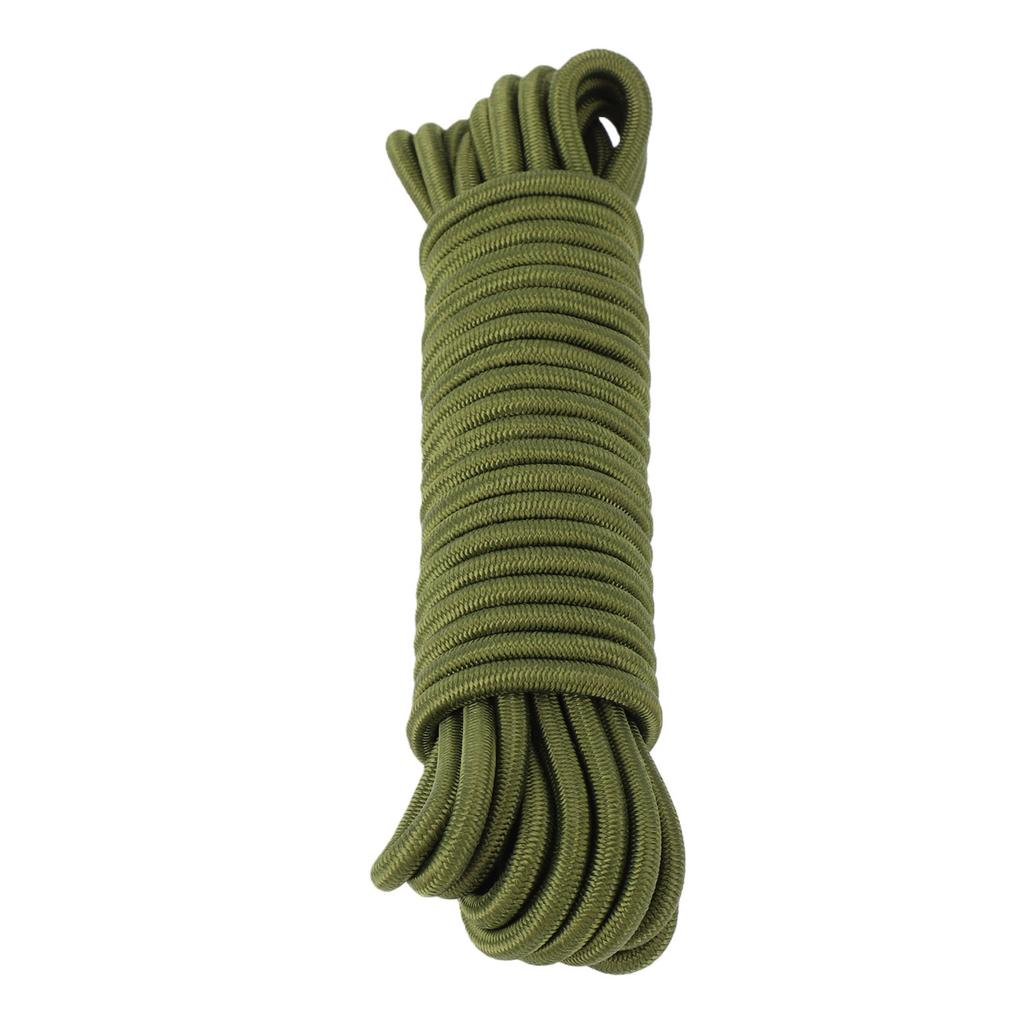2PCS Heavy Duty Bungee Cords Rubber Polyester DIY Elastic Shock Cord for Outdoor Kayak Deck Tarp Camping