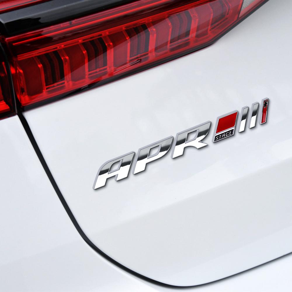 AABIN1 Emblema 3D in ABS APR Stage III Adesivo Decorativo per Carrozzeria e Bagagliaio per Volkswagen Vw T5 Cc Scirocco Tiguan Mk2 Polo 6R Jetta Mk6 Gti Golf