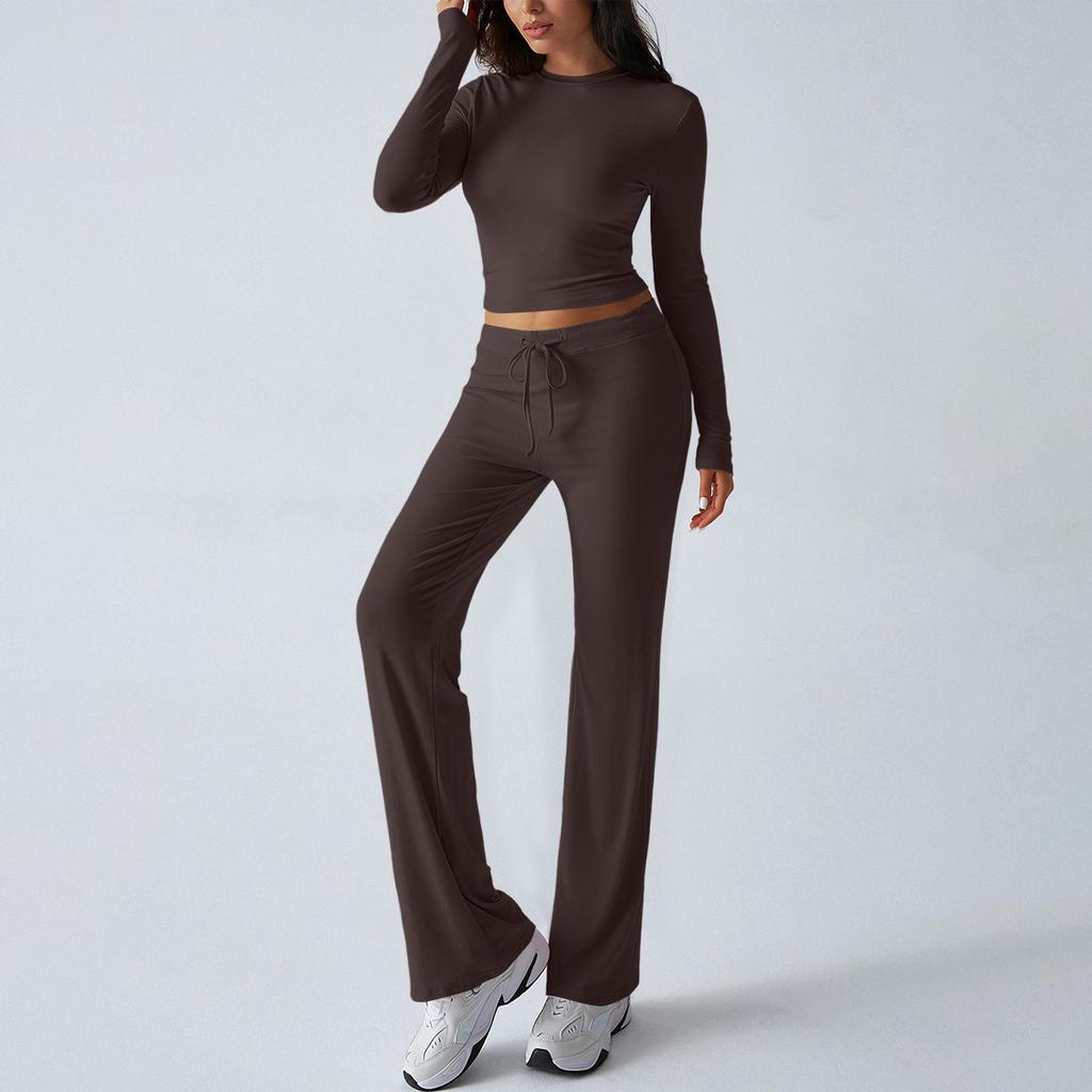 Two Piece Sets For Women Casual Loose Long Sleeve Shirts And High Waisted Drawstring Shorts Tracksuit Fall Outfits