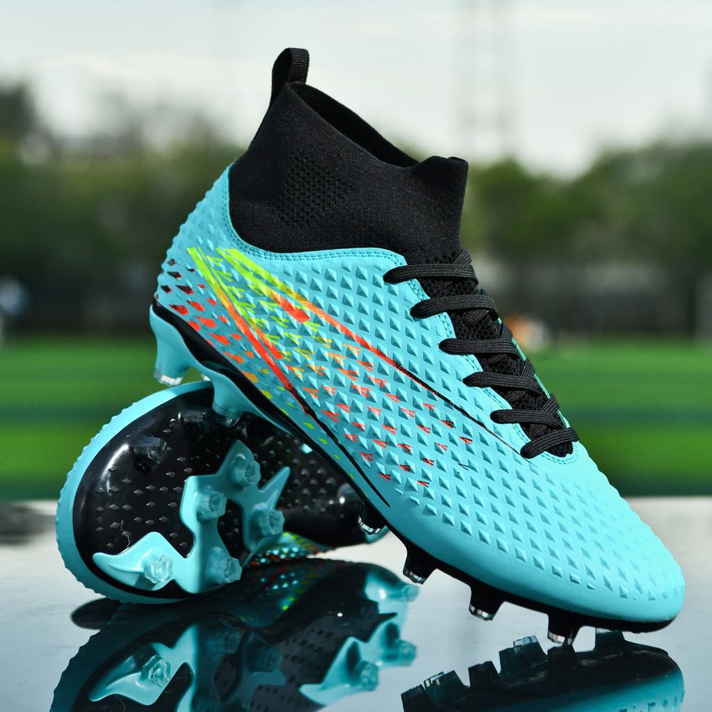 Men's Football Boots AG Professional Training Soccer Shoes Ultra Light Anti-Slip Turf Football Male Shoes Sport Shoes Football