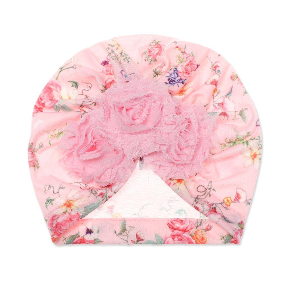 Roztomilý Sweety Dětský Opalovací krém Dětský Květinový Turban Klobouk Elastická Květinová Čelenka Mašle Vlasová čelenka Čepice
