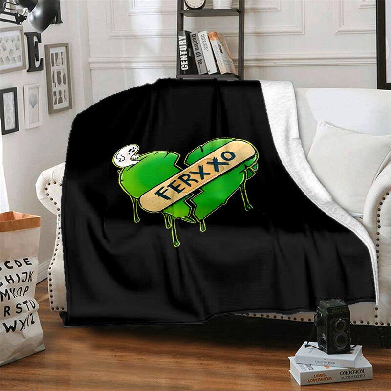 1pc Blanket Feid6 Print Design, Lightweight Blanket for Sofa, Bed- Soft &Warm, Gift for All Seasons Like Christmas, Halloween