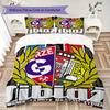 ZABRZE Juego de Ropa de Cama con Patrón G Funda Nórdica Funda de Almohada Decoración del Hogar Regalo de Cumpleaños (1 * funda de edredón + 2 * fundas de almohada sin relleno)254