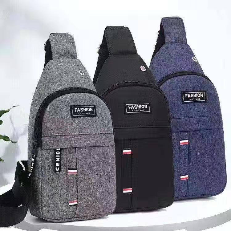 

Nylon Letter Crossbody Bag 2025 – Men s Casual Business Sport Style сірий колір