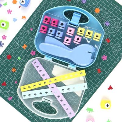 1 juego de perforadoras para manualidades, 12 patrones, para niños, adultos, principiantes, álbumes de recortes