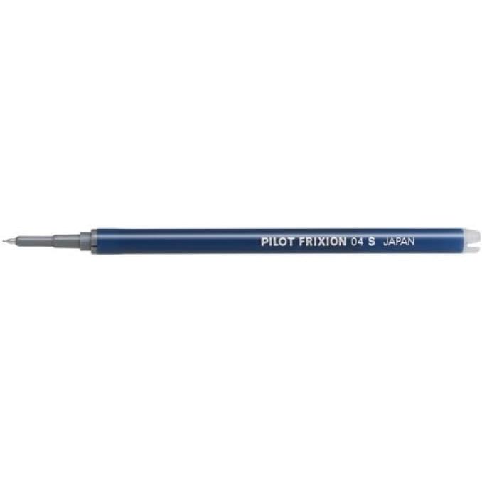 Pilot Gel Ink Ballpoint Pen Refill for Frixion Synergy Knock 0.4mm Ultra-fine Blue Black 1 Piece LFRF-14-BB X 3 Pack