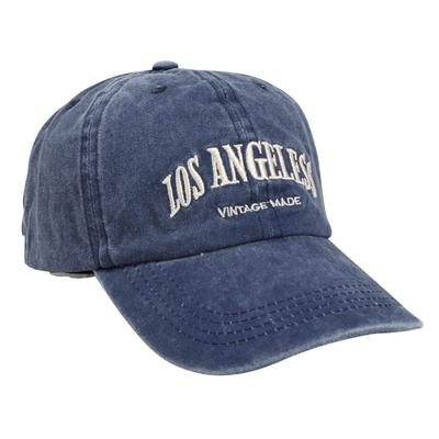 English Vintage CA548 [White Fang] Hat, Letters, Logo, Cap, Design, Stylish, Men's, Women's, (Navy)