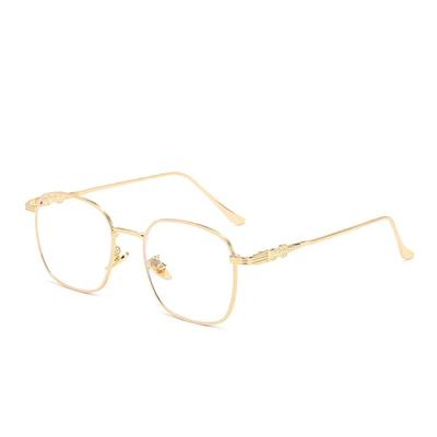Retro Anti-Blaulicht Beständig Farbwechselnde Myopiebrille Dioptrien -1,0 bis -4,0 Damen Herren Großer Brillenrahmen Myopiebrille