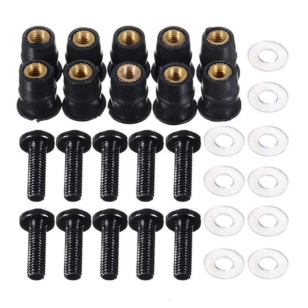 

Anodized Aluminum Windscreen Bolt Bolt Screw Nuts M5 Rubber Nuts High Quality