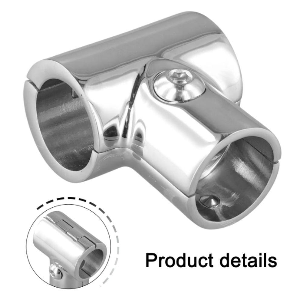 316 Stainless Steel Boat Hand Rail Fittings Stainless Steel Tee  Marine Environments