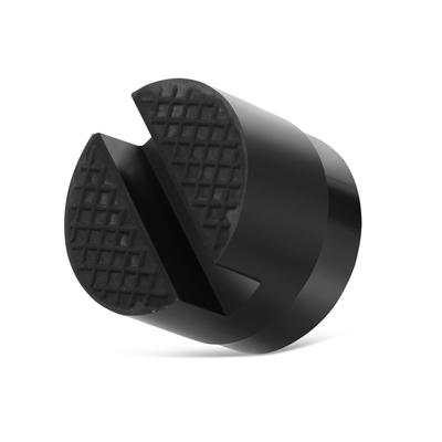 Almohadilla de soporte de goma para gato universal, duradera y resistente al desgaste, adaptador de zócalo de piso con ranuras para marco de coche, almohadilla de goma de elevación, 1 unidad