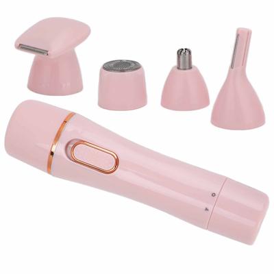 4 In 1 Facial Hair Removal Shaver USB Painless Facial Hair Remover Electric Eyebrow Trimmer